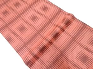 リサイクル　抽象模様織出し袋帯